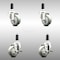 Service Caster 3 Inch 316SS Gray Poly Swivel 1 Inch Expanding Stem Caster Brake SCC, 2PK SCC-SS316EX20S314-PPUB-2-TLB-2-1 - alternate 1